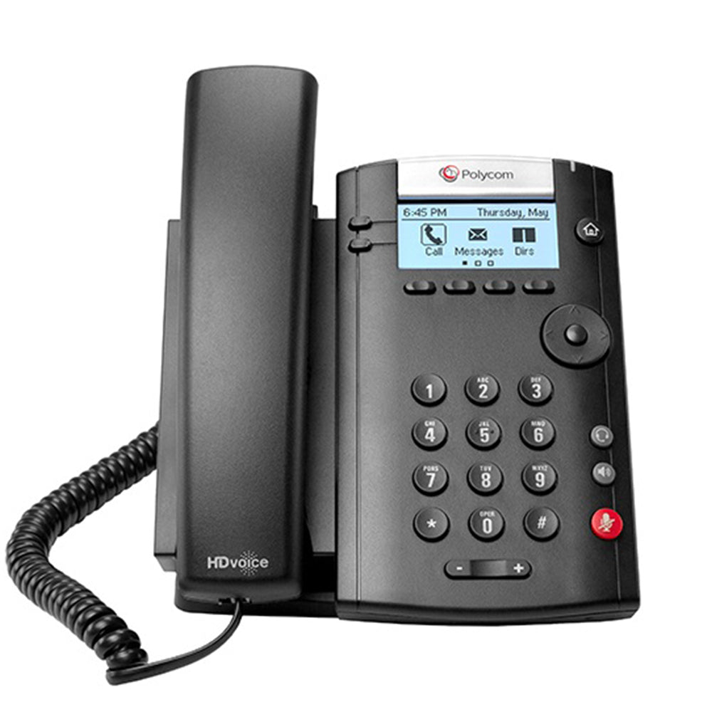 Poly VVX 201 2-line Desktop Phone (openSIP, dual 10/100 Ethernet ports –  Global Communication