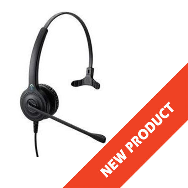 IPN Entry-level 2.5/ 3.5mm Monaural Headset w/ Noise-canceling Mic (IPN-H800-2.5/ 3.5)