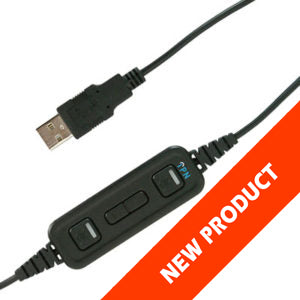 IPN QD USB Cable w/ Call, Volume & Mute Control - Microsoft Certified (IPN-111)
