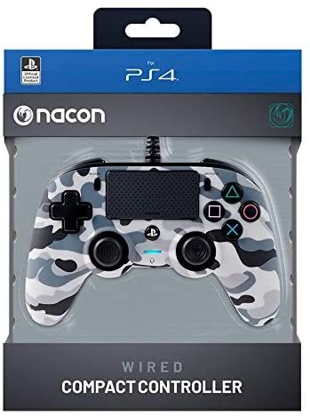 Nacon Compact Controller PS4 Ufficiale Sony PlayStation, Grigio