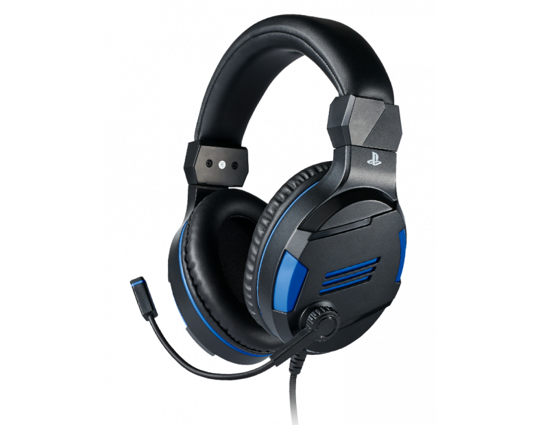 Casque micro BIGBEN PS4 Gaming Headset V3 Filaire Bleu Noir -  infinytech-reunion