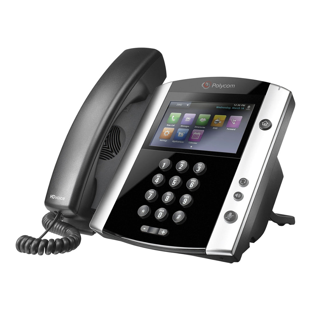 Poly VVX 601 16-line Business Media Phone  (openSIP, dual 10/100/1000 Ethernet ports, Bluetooth)
