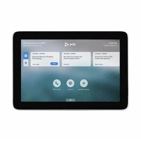 HP Poly TC8 Touch Control (for use with G7500, & Studio X30/50/70 - Requires PoE or Pwr)
