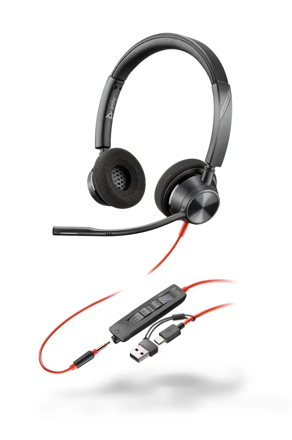 HP Poly Blackwire 3300 Headset