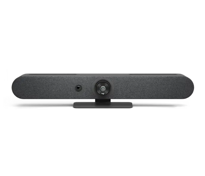 Logitech Rally Bar Mini All-in-One Video bar (FHD PTZ camera, 4X digital zoom, 6 mics, 3 speakers, AI Viewfinder)