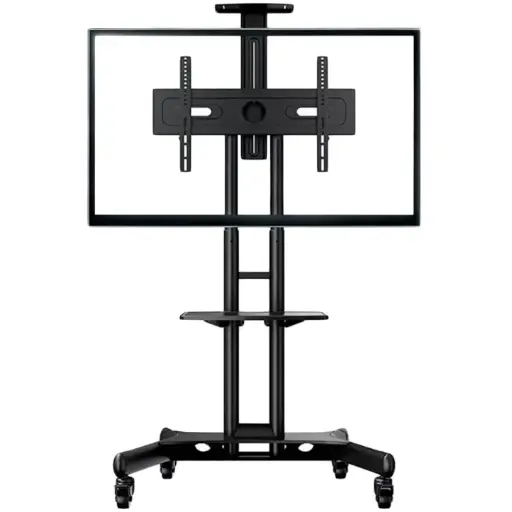 [PR-022] Universal Mobile Cart Display Stand for 40”-70” Screens - max 45 kg (TS1551-BLK)